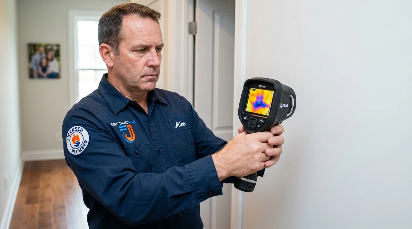 Thermal imaging leak detection by Johns Plumbing LLC in Eden Valley